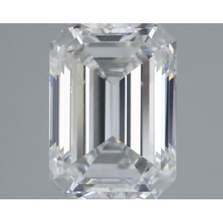 Diament laboratoryjny bezbarwny szlif szmaragdowy, 1.39ct, VVS2, F, IGI LG683540645