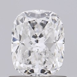 Diament laboratoryjny bezbarwny szlif poduszkowy brylantowy, 1.07ct, VVS2, E, IGI LG586372827