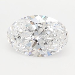 Diament laboratoryjny bezbarwny szlif owalny, 1.29ct, VVS1, D, IGI LG728538628