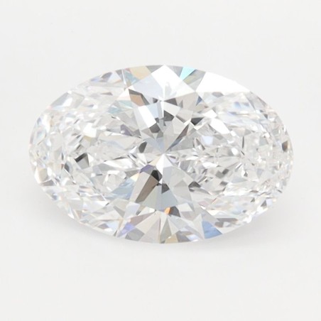 Diament laboratoryjny bezbarwny szlif owalny, 1.29ct, VVS1, D, IGI LG728538628