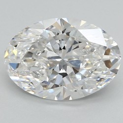 Diament laboratoryjny bezbarwny szlif owalny, 2.01ct, VVS2, E, IGI LG751503459