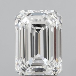 Diament laboratoryjny bezbarwny szlif szmaragdowy, 2.52ct, VVS2, D, IGI LG747529128