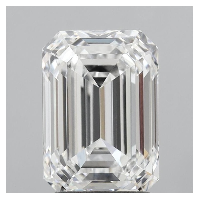 Diament laboratoryjny bezbarwny szlif szmaragdowy, 2.52ct, VVS2, D, IGI LG747529128