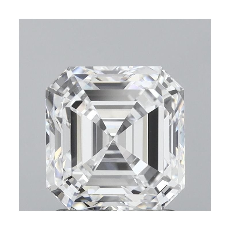 Diament laboratoryjny bezbarwny szlif szmaragdowy kwadratowy, 1.56ct, IF, E, IGI LG601306860