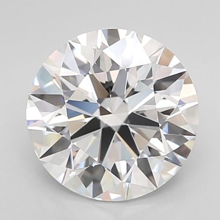 Diament laboratoryjny bezbarwny szlif okrągły, 2.64ct, IF, D, IGI LG733559418