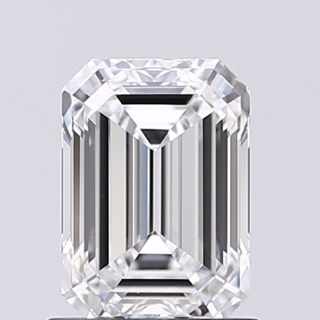 Diament laboratoryjny bezbarwny szlif szmaragdowy, 1.01ct, VVS2, D, IGI LG626492732