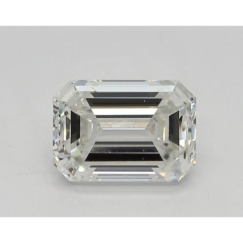 Diament laboratoryjny bezbarwny szlif szmaragdowy, 1.52ct, VVS2, F, IGI LG678535318