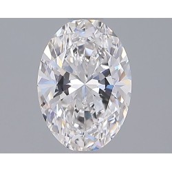 Diament laboratoryjny bezbarwny szlif owalny, 1.34ct, VVS2, E, IGI LG728552147