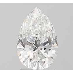 Diament laboratoryjny bezbarwny szlif gruszkowy, 1.58ct, VVS2, E, IGI LG694562885
