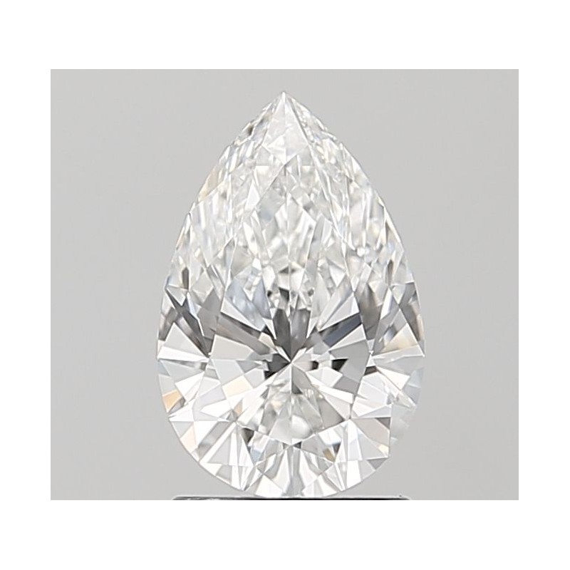Diament laboratoryjny bezbarwny szlif gruszkowy, 1.58ct, VVS2, E, IGI LG694562885