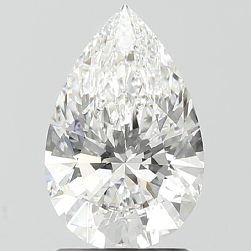 Diament laboratoryjny bezbarwny szlif gruszkowy, 1.57ct, VVS2, E, IGI LG694562939