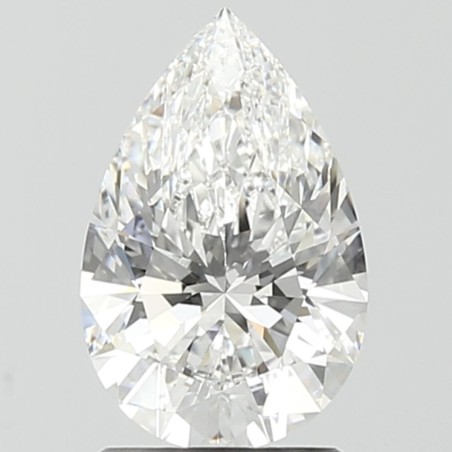 Diament laboratoryjny bezbarwny szlif gruszkowy, 1.57ct, VVS2, E, IGI LG694562939