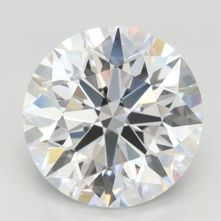 Diament laboratoryjny bezbarwny szlif okrągły, 3ct, VVS1, D, IGI LG695505110