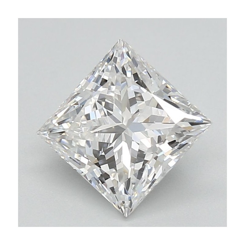 Diament laboratoryjny bezbarwny szlif princess, 1.6ct, VVS2, E, IGI LG710568368