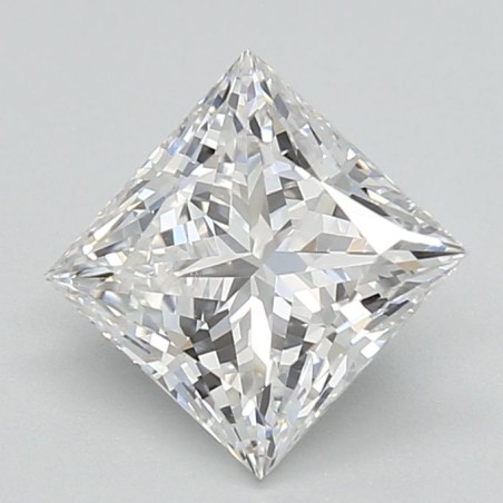 Diament laboratoryjny bezbarwny szlif princess, 1.6ct, VVS2, E, IGI LG710568368