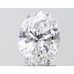 Diament laboratoryjny bezbarwny szlif owalny, 1.25ct, VVS1, D, IGI LG747528435