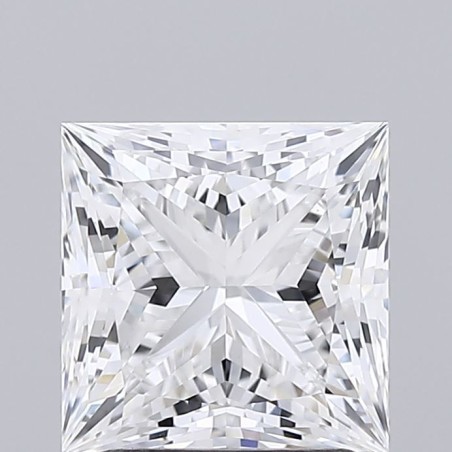 Diament laboratoryjny bezbarwny szlif princess, 2.07ct, VVS2, D, IGI LG743589738