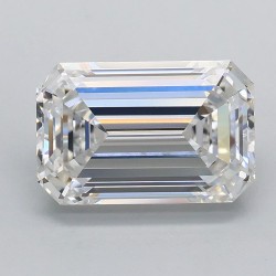 Diament laboratoryjny bezbarwny szlif szmaragdowy, 2.09ct, VVS2, F, IGI LG644488704