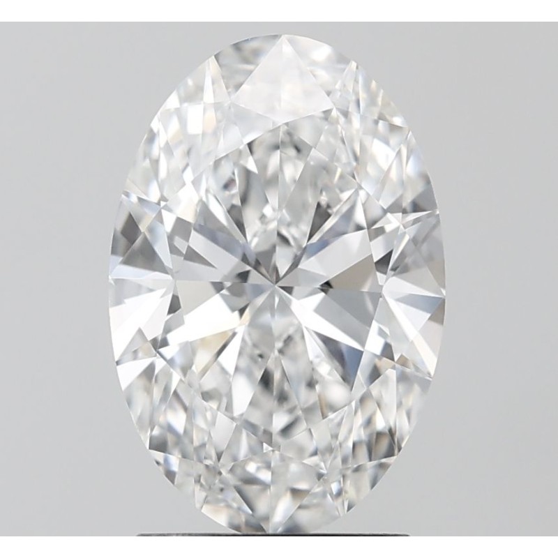Diament laboratoryjny bezbarwny szlif owalny, 1.6ct, VVS2, E, IGI LG752501346