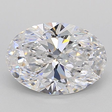 Diament laboratoryjny bezbarwny szlif owalny, 2.93ct, VVS2, D, IGI LG620442240