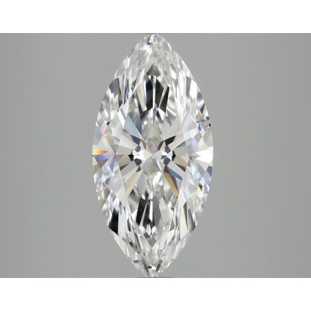 Diament laboratoryjny bezbarwny markiza, 2.59ct, VVS2, D, IGI LG746525088