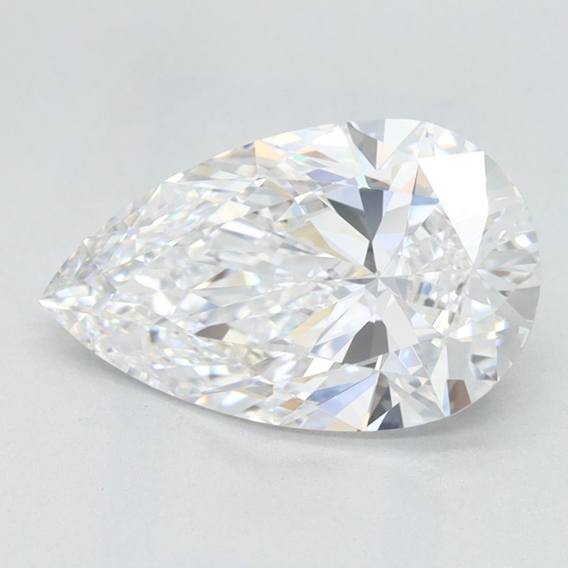 Diament laboratoryjny bezbarwny szlif gruszkowy, 2.03ct, VVS1, D, GIA 1497579541