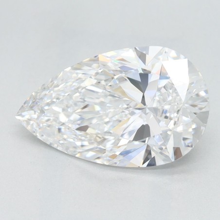 Diament laboratoryjny bezbarwny szlif gruszkowy, 2.03ct, VVS1, D, GIA 1497579541