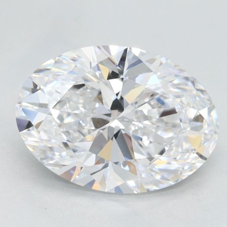 Diament laboratoryjny bezbarwny szlif owalny, 2.69ct, VVS1, D, GIA 7498579560