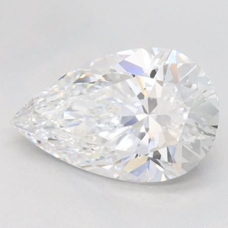 Diament laboratoryjny bezbarwny szlif gruszkowy, 2.28ct, VVS1, D, GIA 6491690880