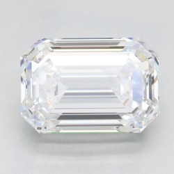 Diament laboratoryjny bezbarwny szlif szmaragdowy, 2.08ct, VVS1, D, GIA 1499595814