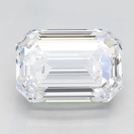 Diament laboratoryjny bezbarwny szlif szmaragdowy, 2.08ct, VVS1, D, GIA 1499595814