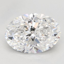 Diament laboratoryjny bezbarwny szlif owalny, 2.13ct, VVS1, D, IGI LG640484603