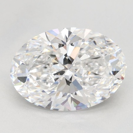 Diament laboratoryjny bezbarwny szlif owalny, 2.13ct, VVS1, D, IGI LG640484603