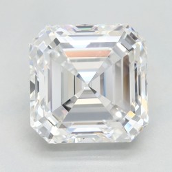 Diament laboratoryjny bezbarwny asscher, 3ct, VVS1, D, GIA 7498589902