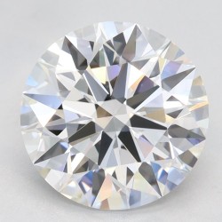 Diament laboratoryjny bezbarwny szlif okrągły, 2.76ct, VVS1, D, GIA 6491682701