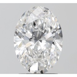 Diament laboratoryjny bezbarwny szlif owalny, 1.57ct, VVS2, D, IGI LG752501344