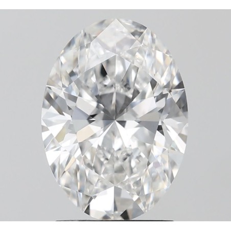 Diament laboratoryjny bezbarwny szlif owalny, 1.57ct, VVS2, D, IGI LG752501344