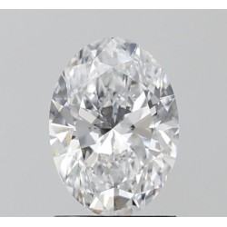 Diament laboratoryjny bezbarwny szlif owalny, 1.01ct, VVS2, D, IGI LG752501399
