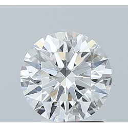 Diament laboratoryjny bezbarwny szlif okrągły, 1.27ct, IF, D, IGI LG752501294