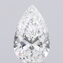 Diament laboratoryjny bezbarwny szlif gruszkowy, 2.32ct, VVS2, D, IGI LG741539851