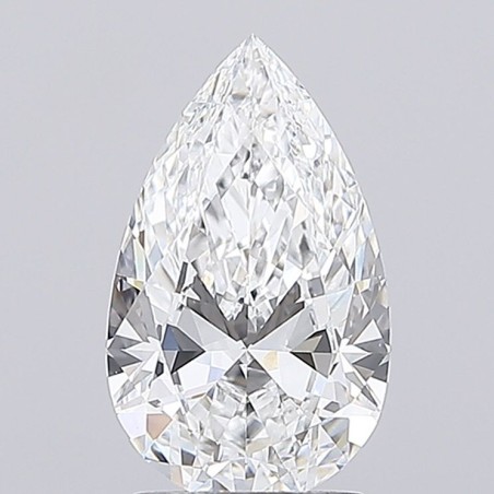 Diament laboratoryjny bezbarwny szlif gruszkowy, 2.32ct, VVS2, D, IGI LG741539851