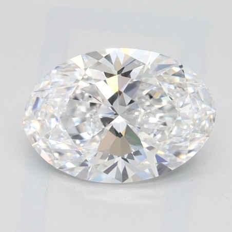 Diament laboratoryjny bezbarwny szlif owalny, 1.21ct, IF, D, IGI LG731569258