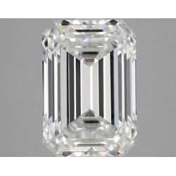 Diament laboratoryjny bezbarwny szlif szmaragdowy, 2.74ct, VVS2, E, IGI LG747513685