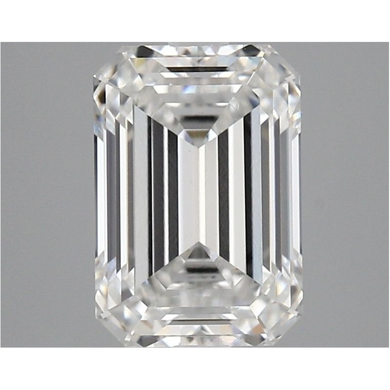 Diament laboratoryjny bezbarwny szlif szmaragdowy, 2.74ct, VVS2, E, IGI LG747513685