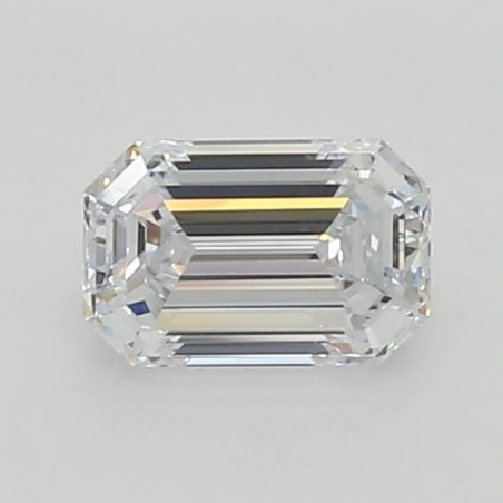 Diament laboratoryjny bezbarwny szlif szmaragdowy, 1.12ct, VVS1, E, GIA 6475572232