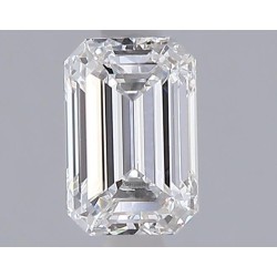 Diament laboratoryjny bezbarwny szlif szmaragdowy, 1.03ct, VVS2, E, IGI LG685514828