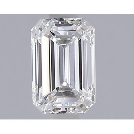 Diament laboratoryjny bezbarwny szlif szmaragdowy, 1.03ct, VVS2, E, IGI LG685514828