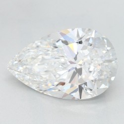 Diament laboratoryjny bezbarwny szlif gruszkowy, 2.07ct, VVS2, D, GIA 6492917365
