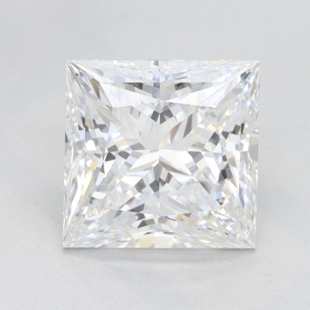 Diament laboratoryjny bezbarwny szlif princess, 2.09ct, VVS1, D, GIA 6492946569