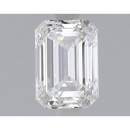 Diament laboratoryjny bezbarwny szlif szmaragdowy, 1.55ct, VVS2, F, IGI LG680513761